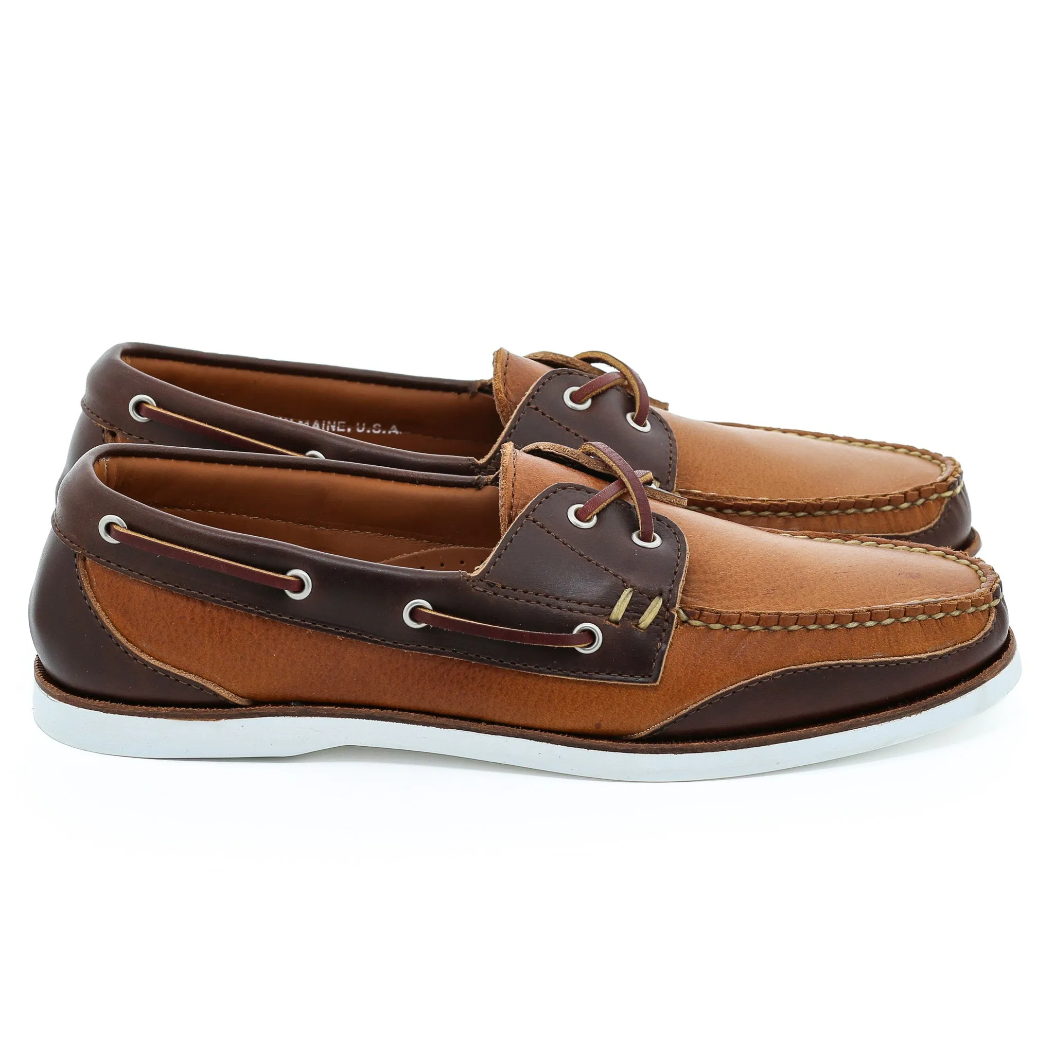 Boothbay Boat Shoe - Walnut Brenta/Heritage Brown Casual Shoes For Dress Pants