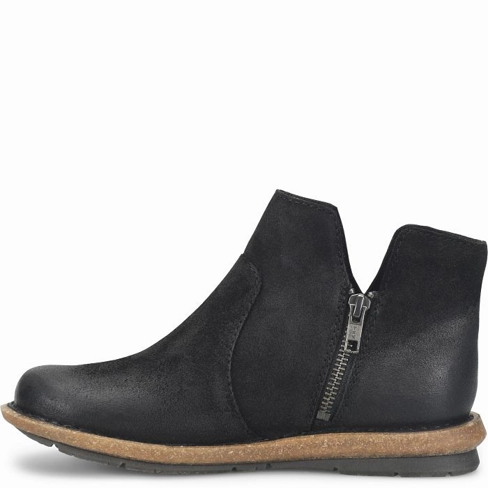 Born Women's Taj - Black Distressed Sneaker Like Dress Shoes