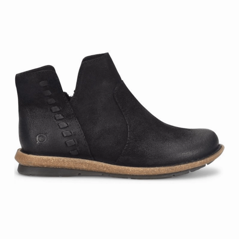 Amberjack Dress Shoes Born Women's Taj - Black Distressed