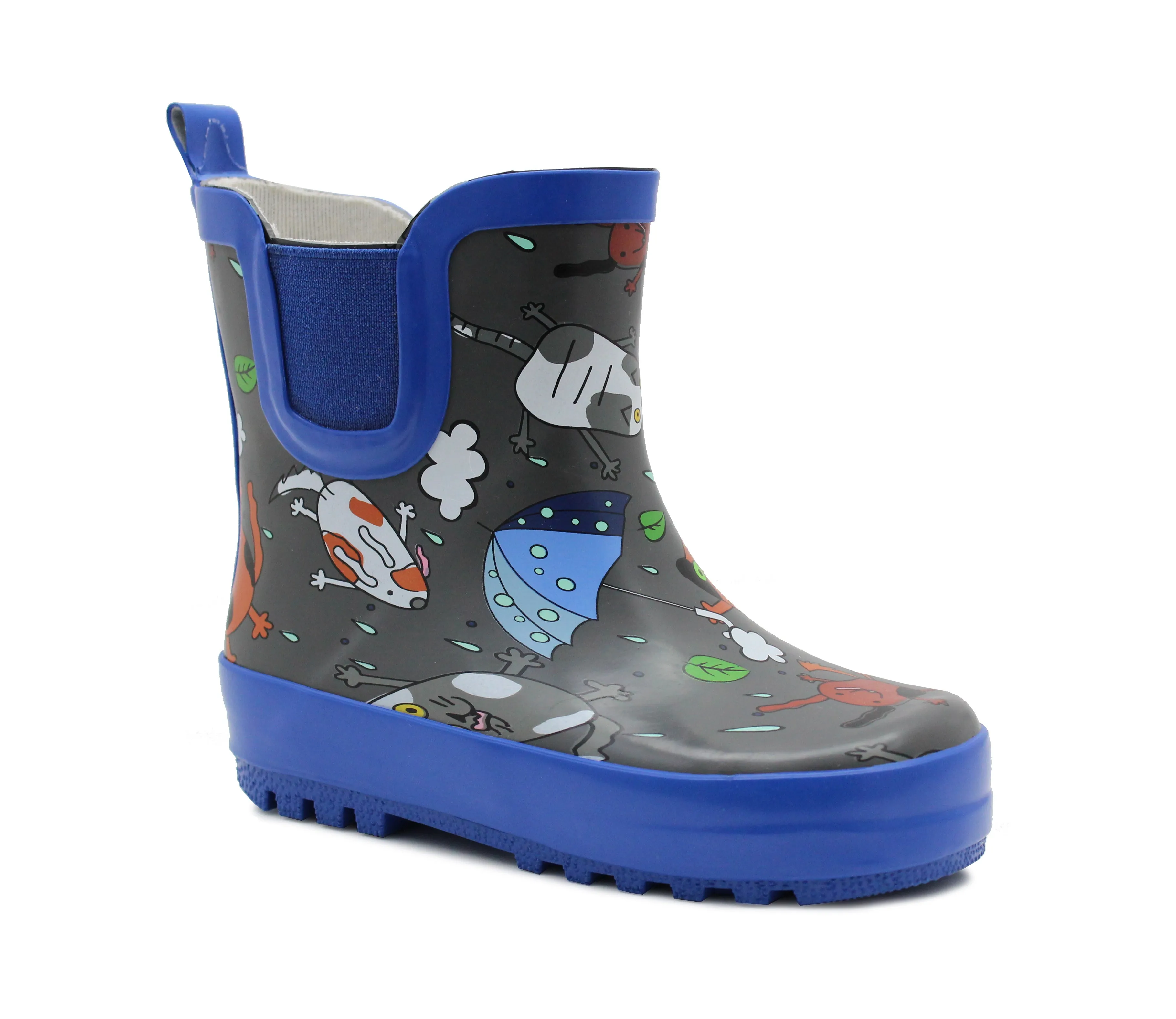 Platform Over The Knee Boots Boys Kids Wellington Boots Toddlers Infant Ankle Boot Wellies Elastic Waterproof Puddle Rain Boots