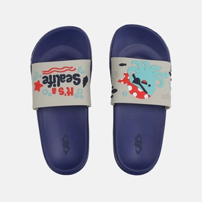 BOYS BEACH SLIDES SLIPPERS The Cloudies Slippers