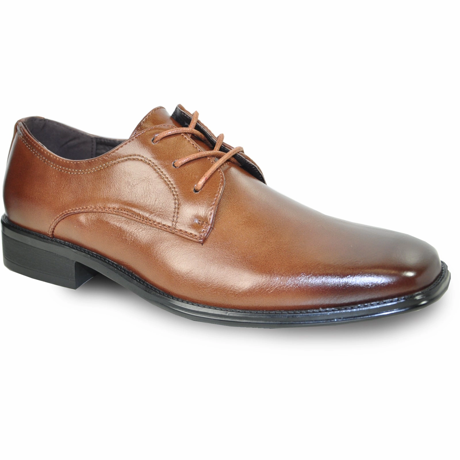 Heeled Oxford Shoes BRAVO Men Dress Shoe MILANO-4 Oxford Shoe Brown