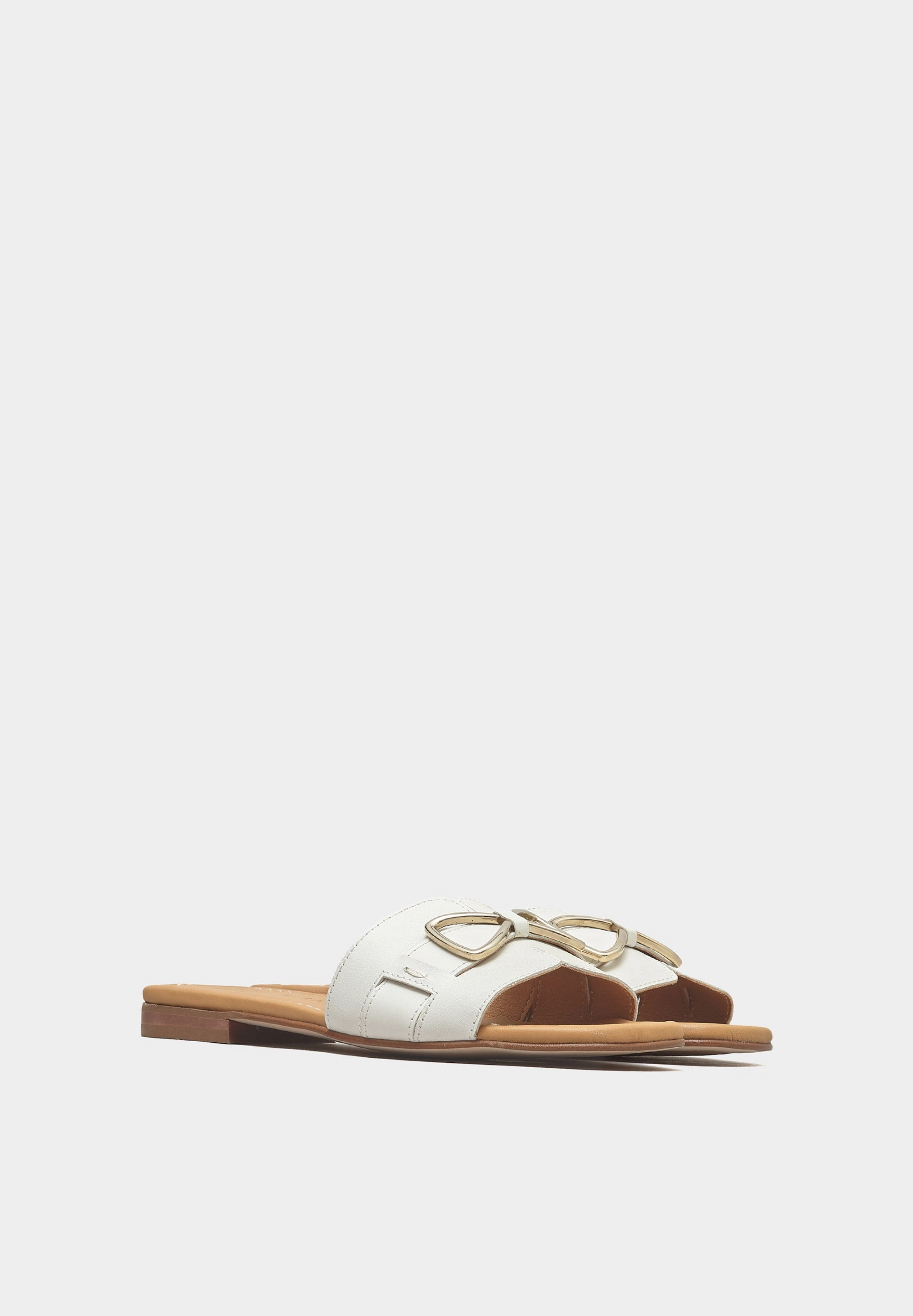 Espadrilles Patrizia Pepe Uga Snaffle Sandals Off White Leather