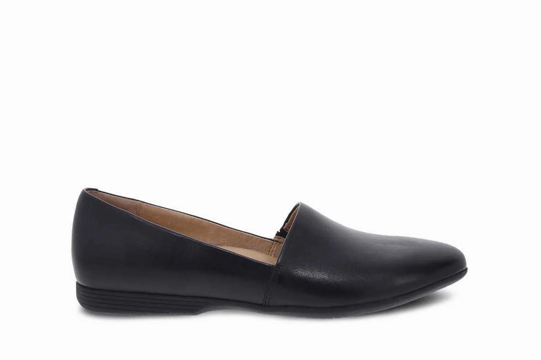 Dansko Larisa Black Leather Loafer Suade Loafers