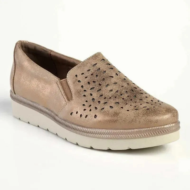 Soft Style By Hush Puppies - Soft Julisa Sneaker - Bronze Nolan Brogue Boots