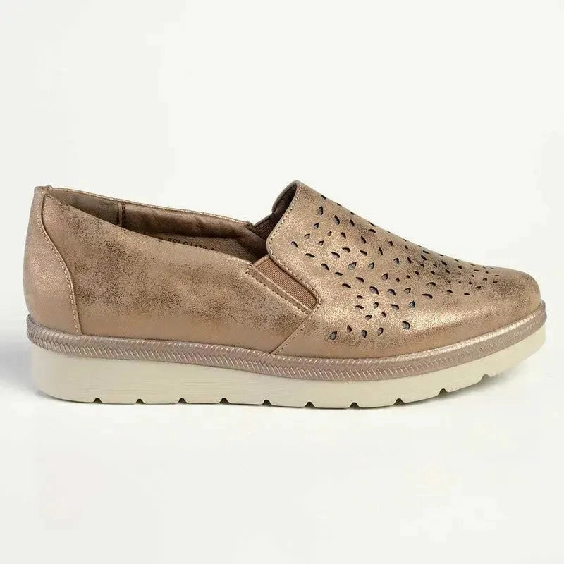 Soft Style By Hush Puppies - Soft Julisa Sneaker - Bronze Brogues City Bag
