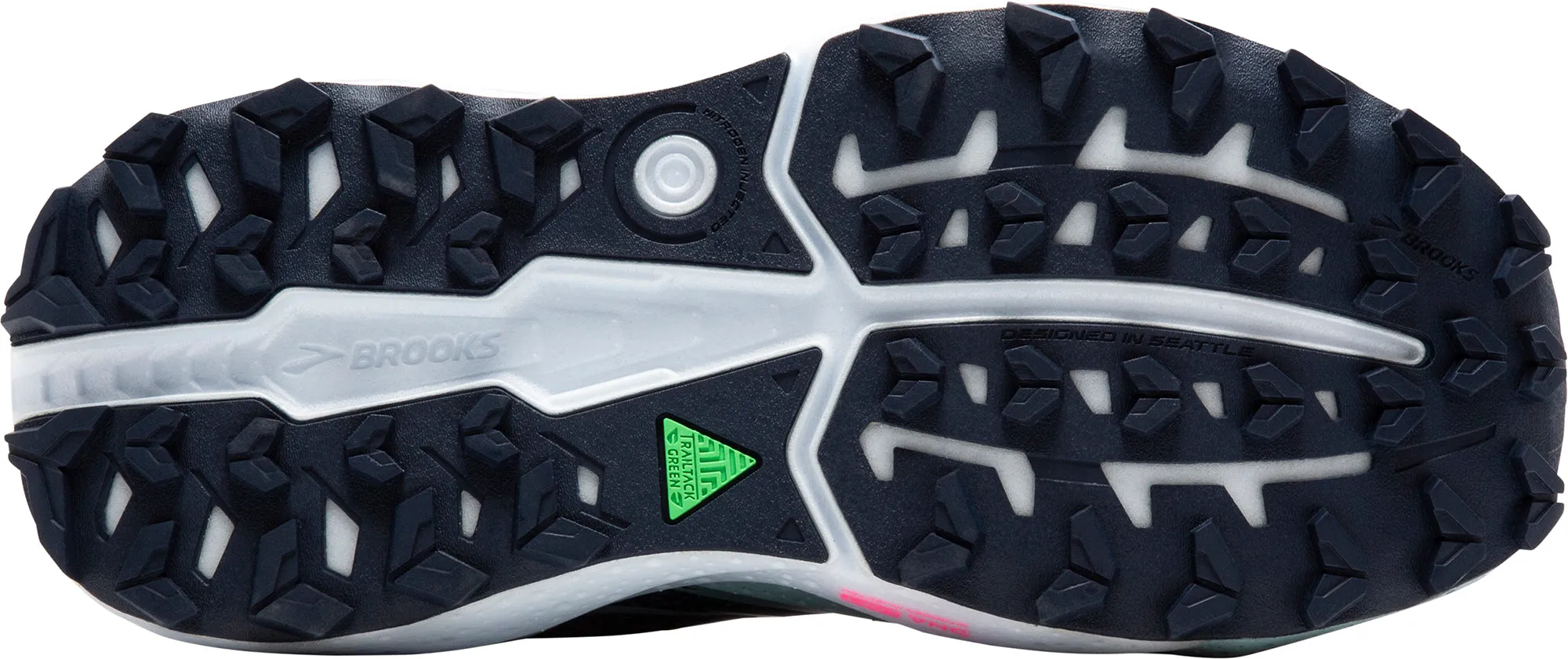 Brooks Caldera 7 Womens Trail Running Shoes - Navy Difference Between Road And Trail Shoes