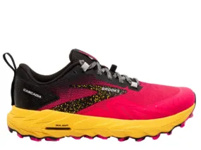 Brooks Cascadia 17 Ladies Trail Running Shoe (Diva Pink/Black/Lemon Chrome) Best Road Running Shoes