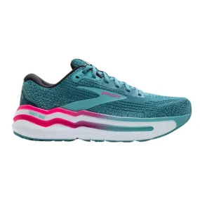 Brooks Ghost Max 2 Ladies Running Shoe (Storm Blue/Knockout Pink/Aqua) Best Running Shoes For Supination Underpronation