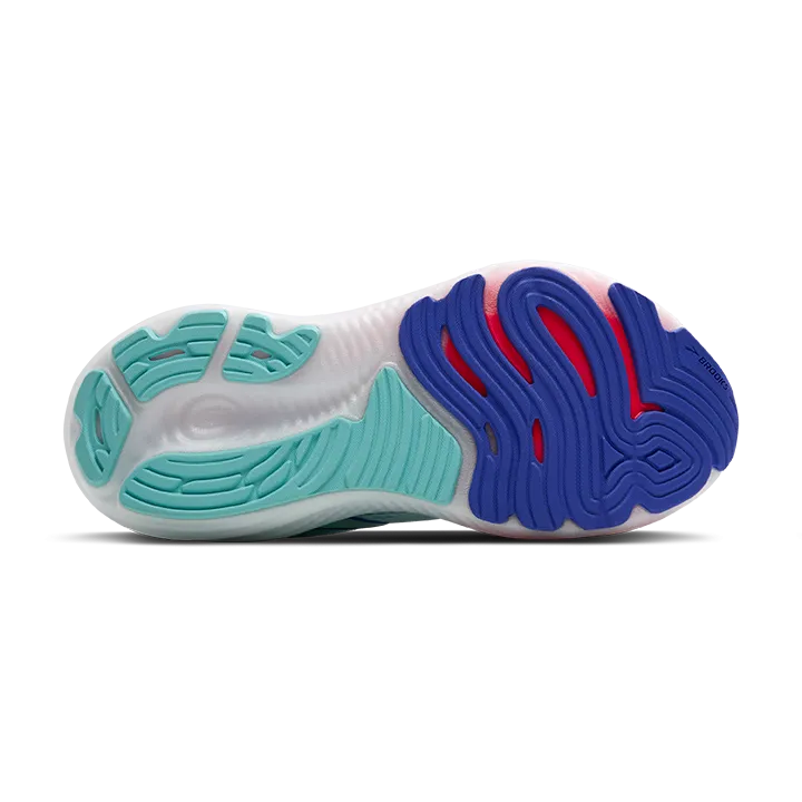 Heel Drop On Running Shoes Brooks Glycerin GTS 22 Women's Running Shoes White Limpet Shell