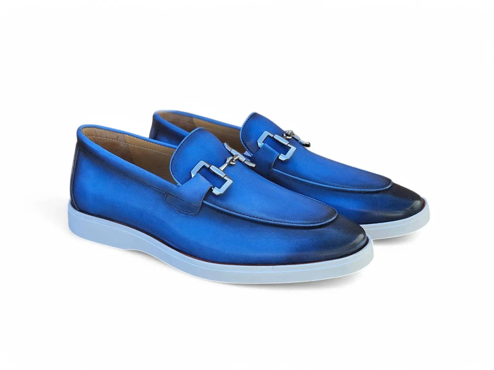 Horsebit Loafer in Sporty Sole Gucci Loafers Suede