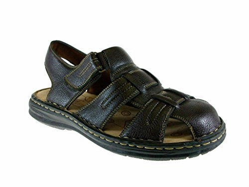 J's Awake Men's Locus-81 Covered Toe Caged Sandals Azura Espadrilles