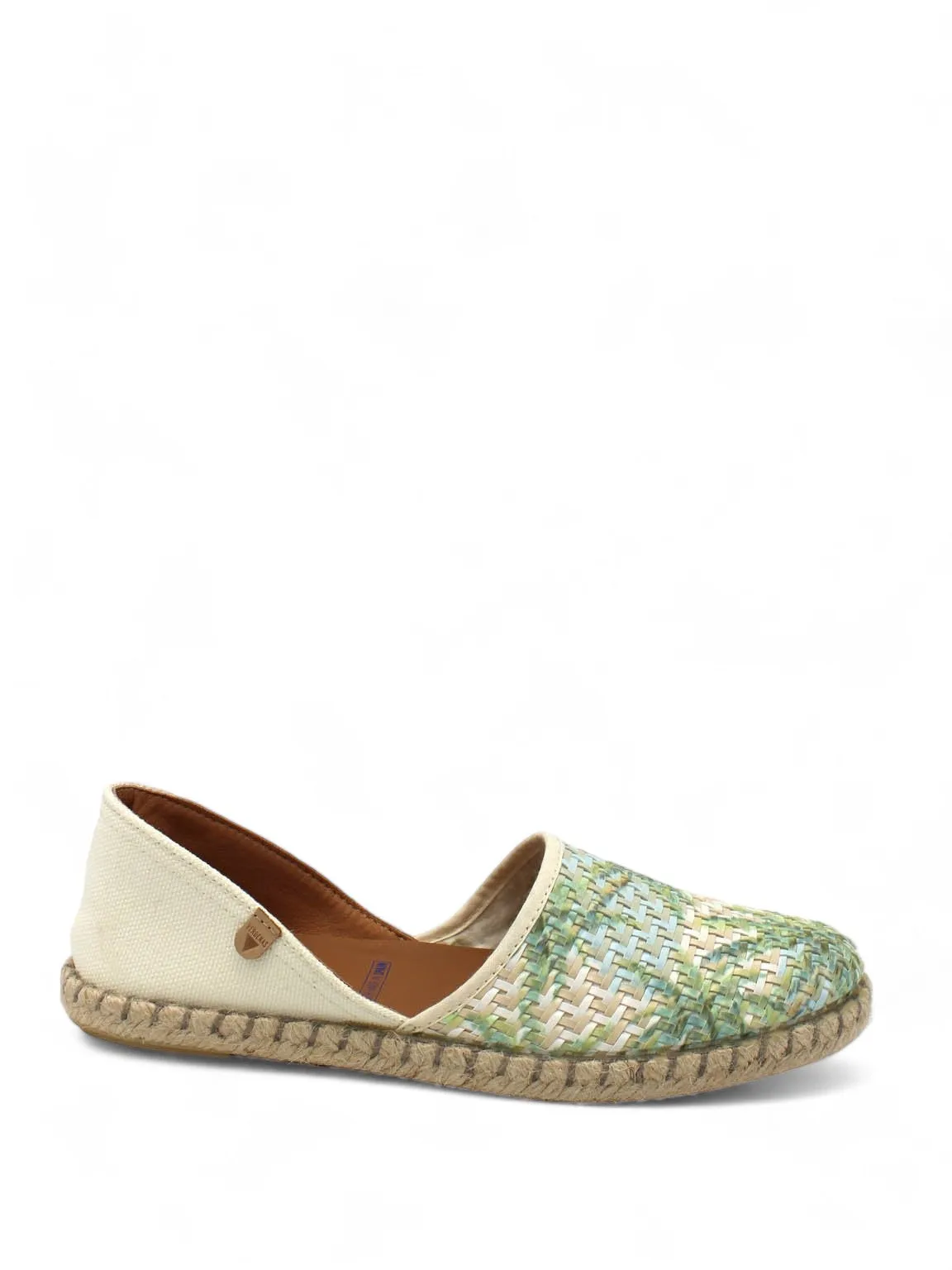 Espadrille Platform Sandal Carmen Botanical Woven Flat Espadrilles