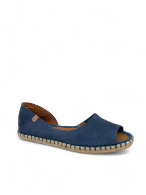 Valentino Garavani Vlogo Espadrille Wedges Cruz Serraje Open-toe Flats Espadrilles