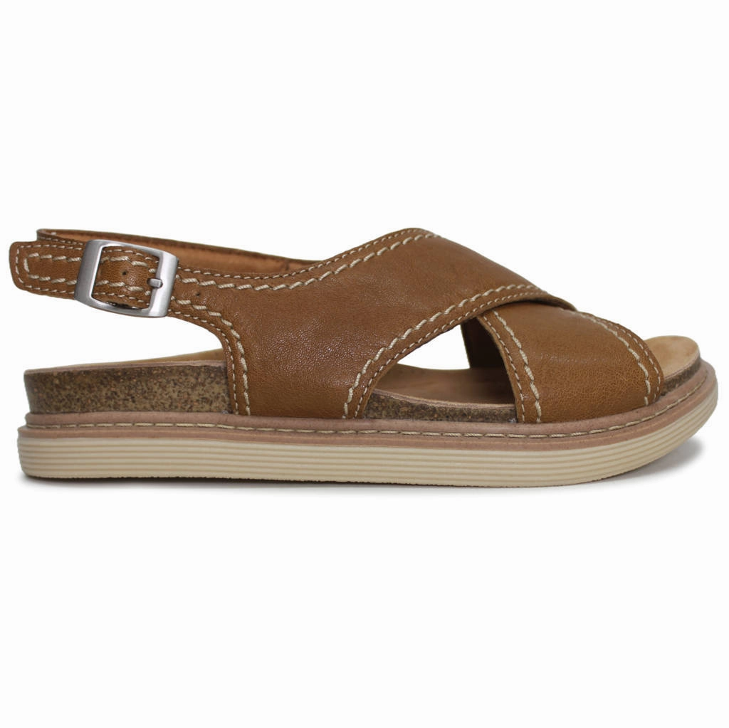 Clarks Arwell Sling Leather Women's Slingbacks Sandals Espadrilles High
