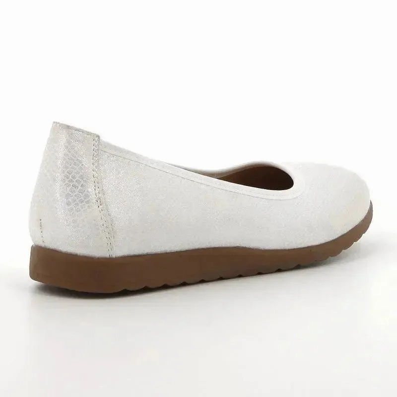 Broger Shoes Soft Style by Hush Puppies Soft Halen Shimmer Pump - Pearl