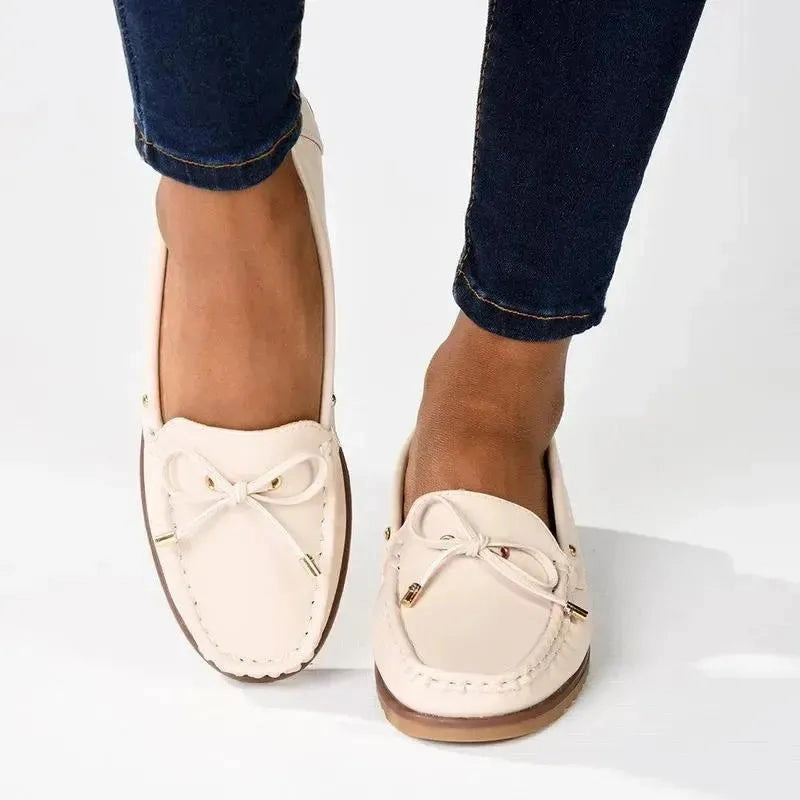 Soft Style by Hush Puppies Tony Nubuck Loafer  - Ivory