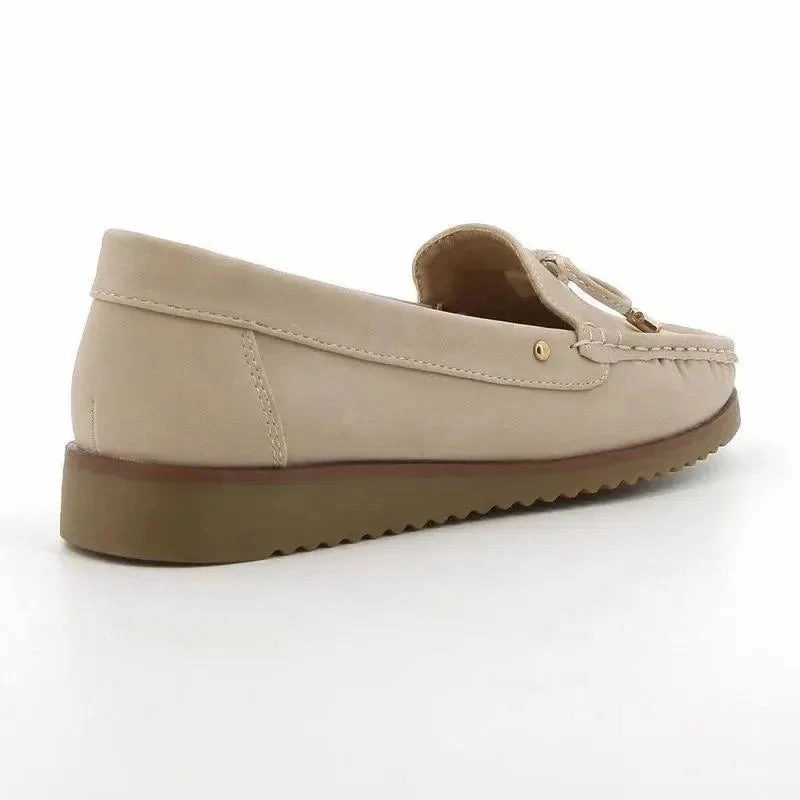 Soft Style by Hush Puppies Tony Nubuck Loafer  - Ivory