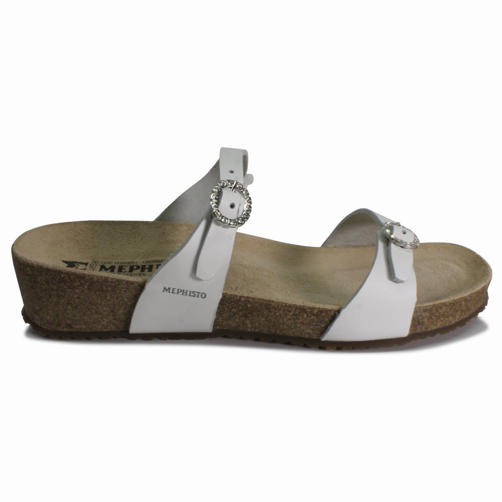 Franco Sarto Espadrille Slide Mephisto Idelya Leather Women's Hook and Loop Sandals - UK 6.5 - US 9 Women - EU 39