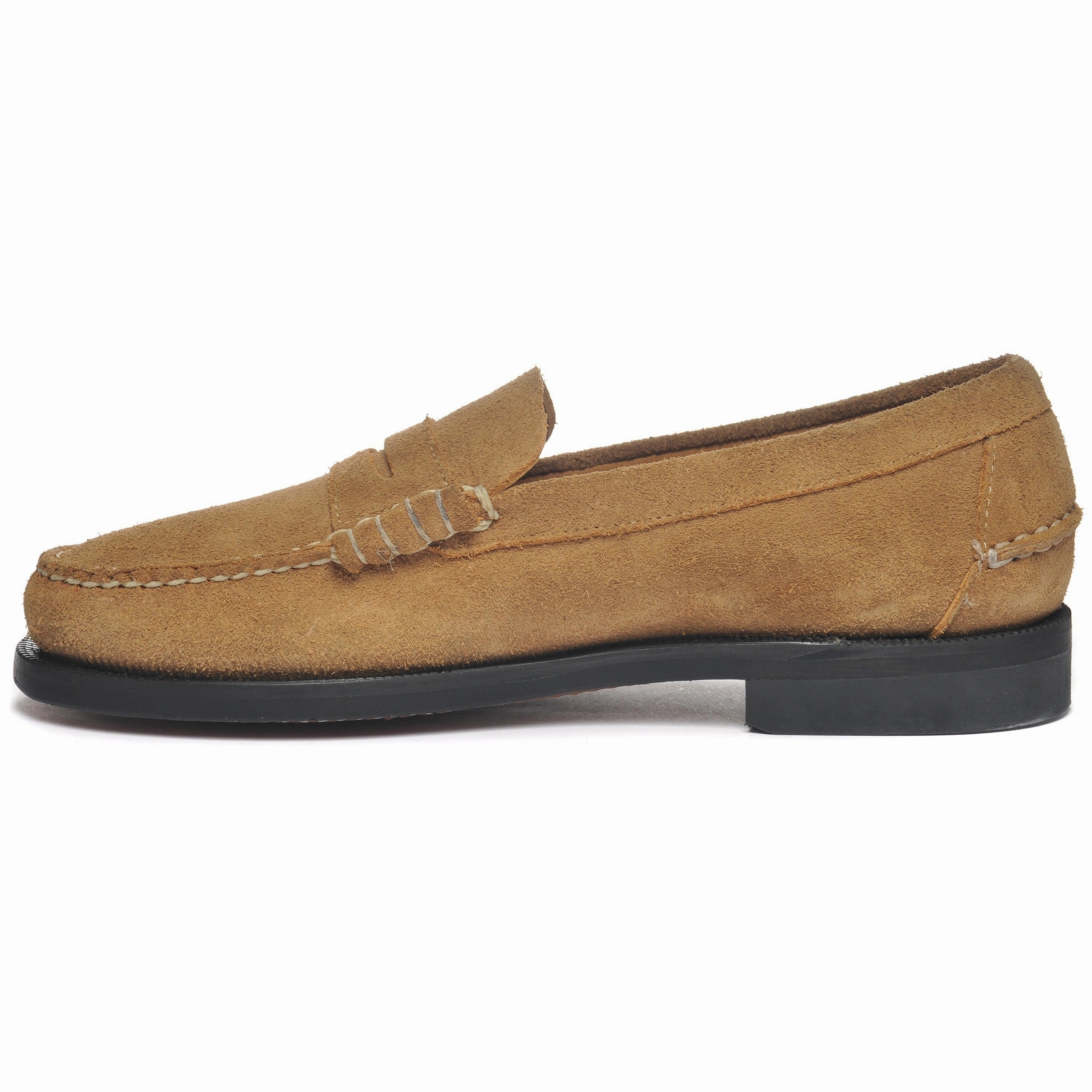 Classic Dan Rough Out - Beige Camel Loafers With Thick Soles