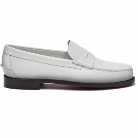 Classic Dan Woman - White Loafers Narrow