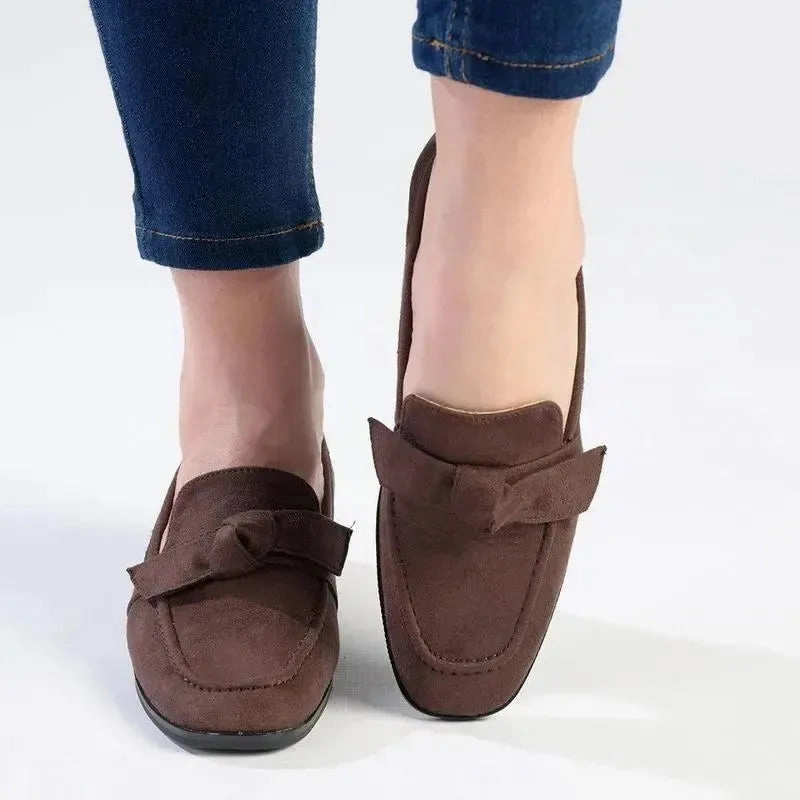 Madison Priya - Knotted Loafer - Chocolate Silver Flatform Brogues