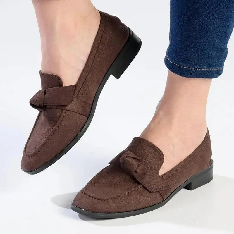 Madison Priya - Knotted Loafer - Chocolate