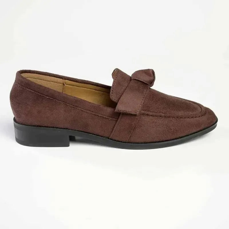 Brogues No Socks Madison Priya - Knotted Loafer - Chocolate