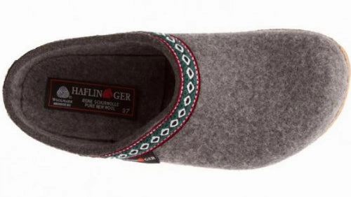 Crochet Pattern For Shark Slippers Haflinger GZ14 Classic Wool Grizzly Clog GREY (Uni)