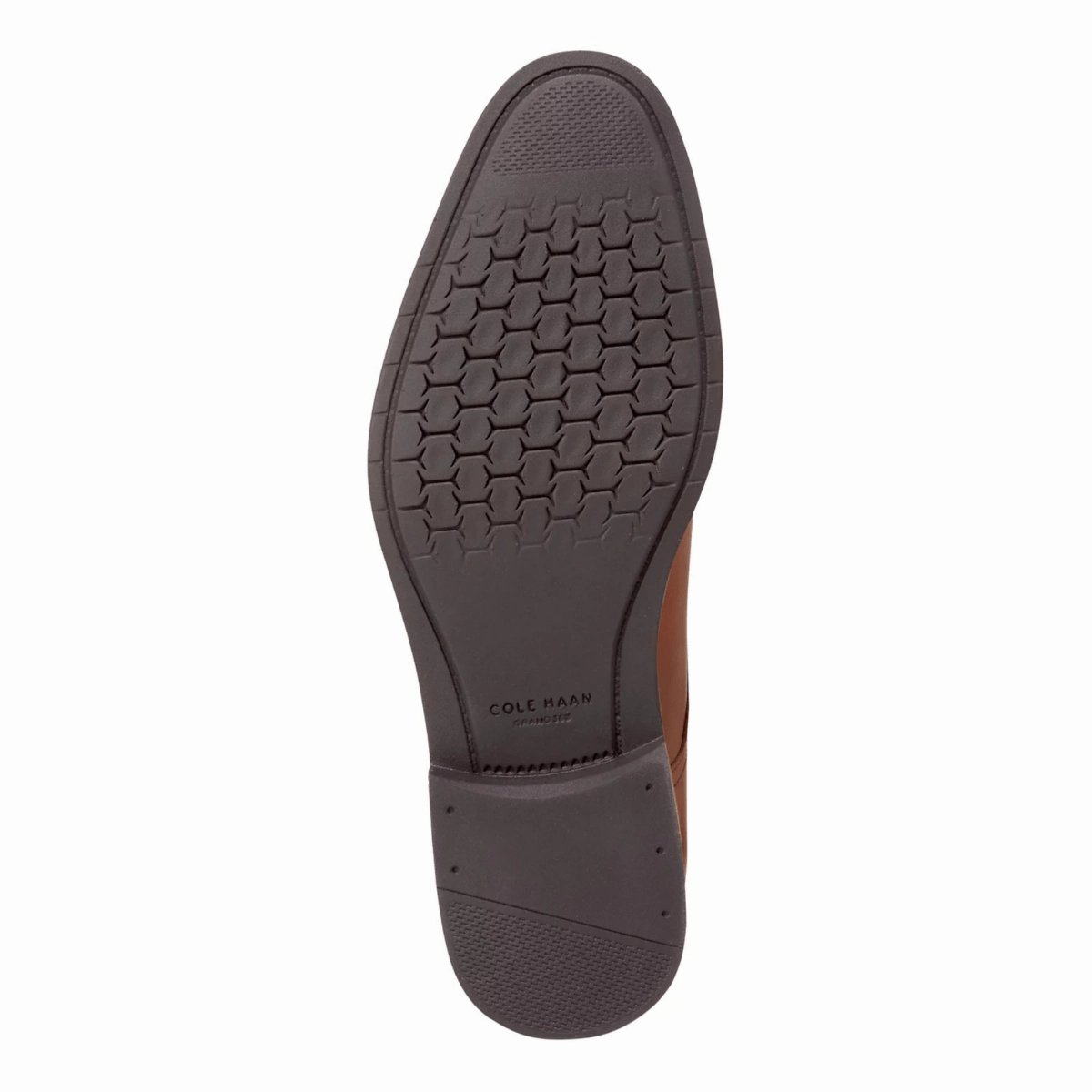 Doc Martens Oxfords Cole Haan Men's Harmon Grand Cap Toe Oxford British Tan/Dark Brown Leather