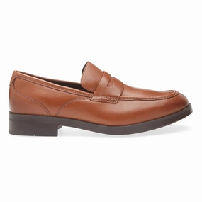 Styling Loafers Cole Haan Men's Newmark Grand Penny Loafer British Tan/Dark Brown