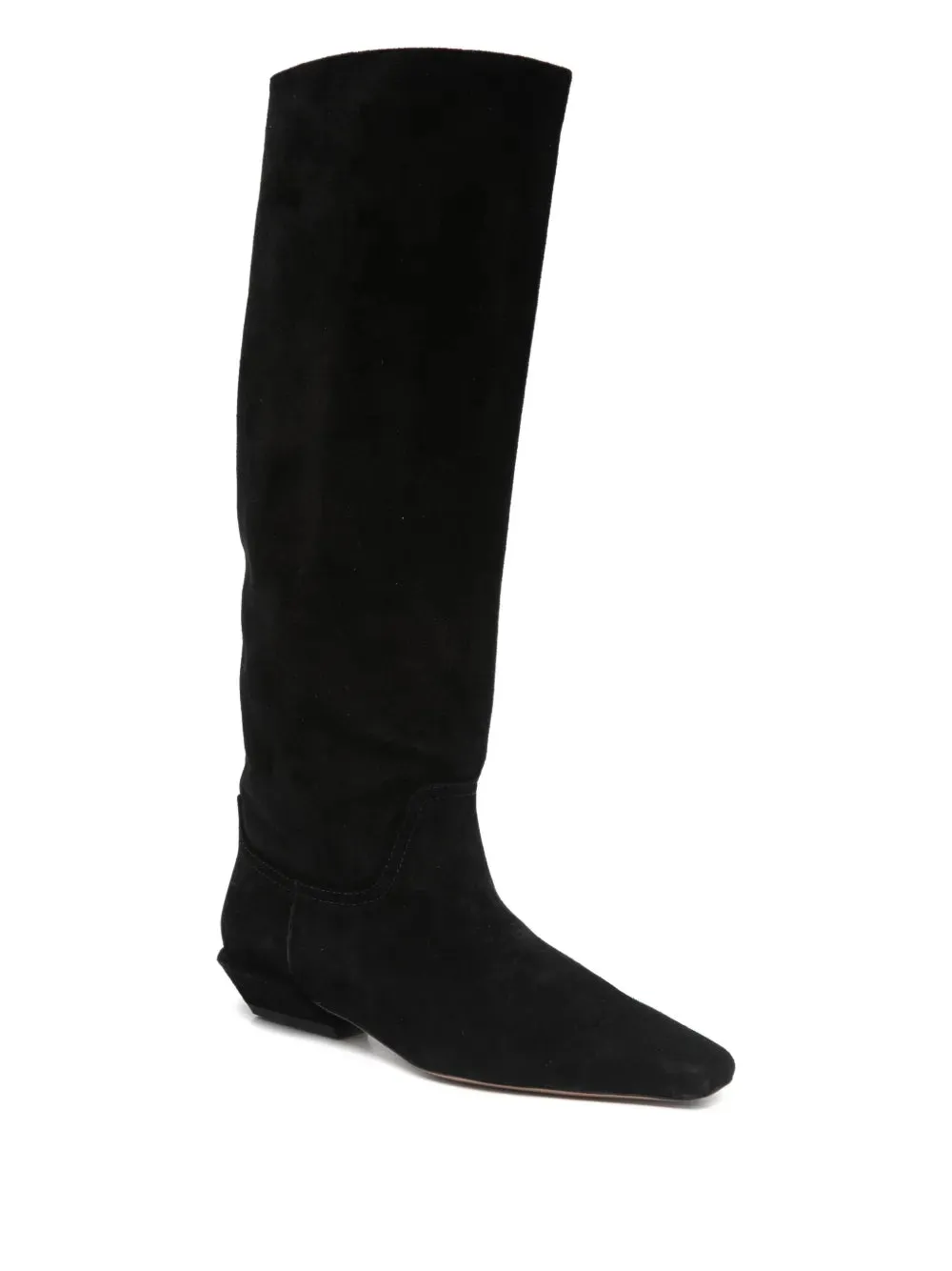 Bettina Boot in Black Suede Shop Boots Deals