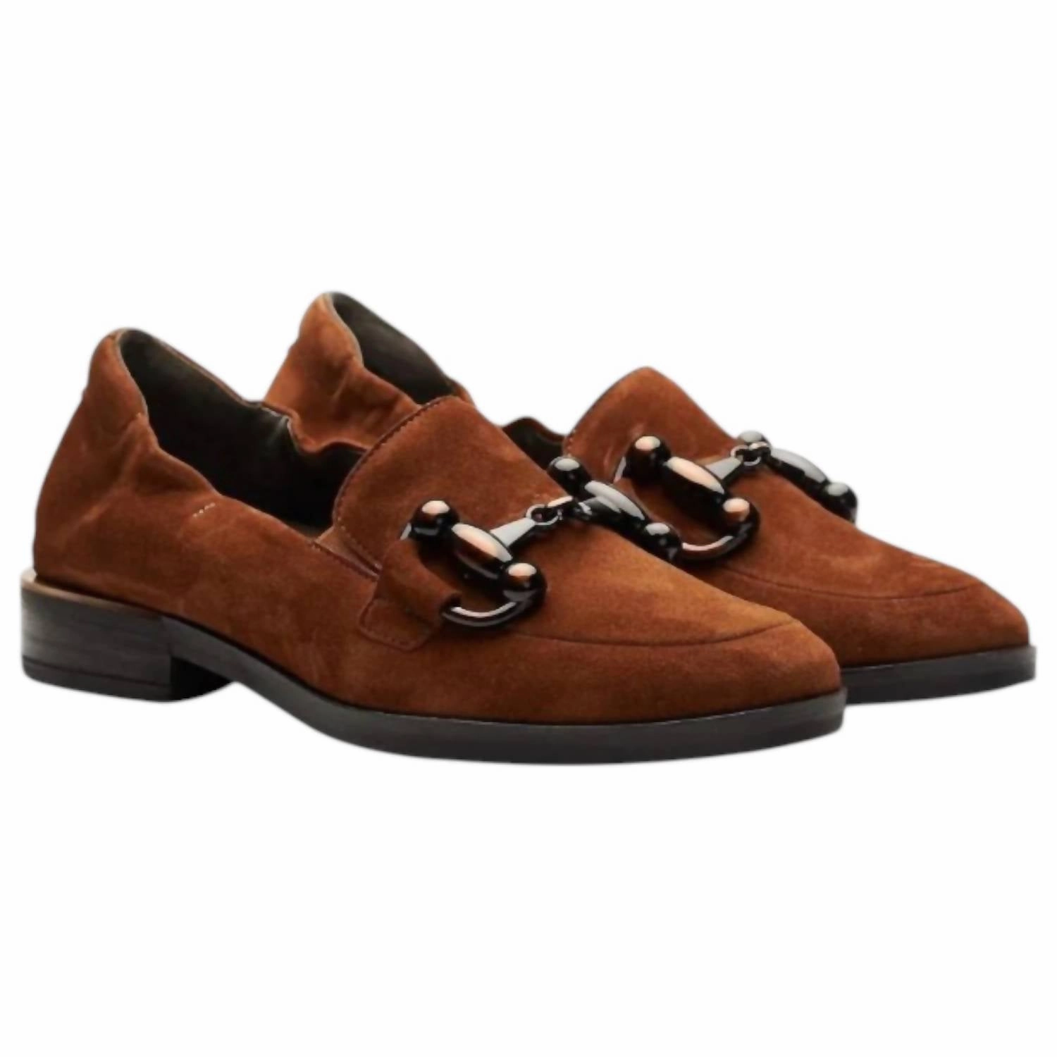Silver Loafers Metallic Women's Gladis Loafer In Cognac