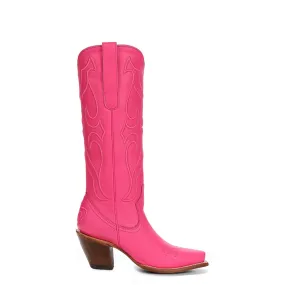 Corral Womens Embroidery Tall Top Snip Fuchsia Cowhide 15in Cowboy Boots Boots Kipling