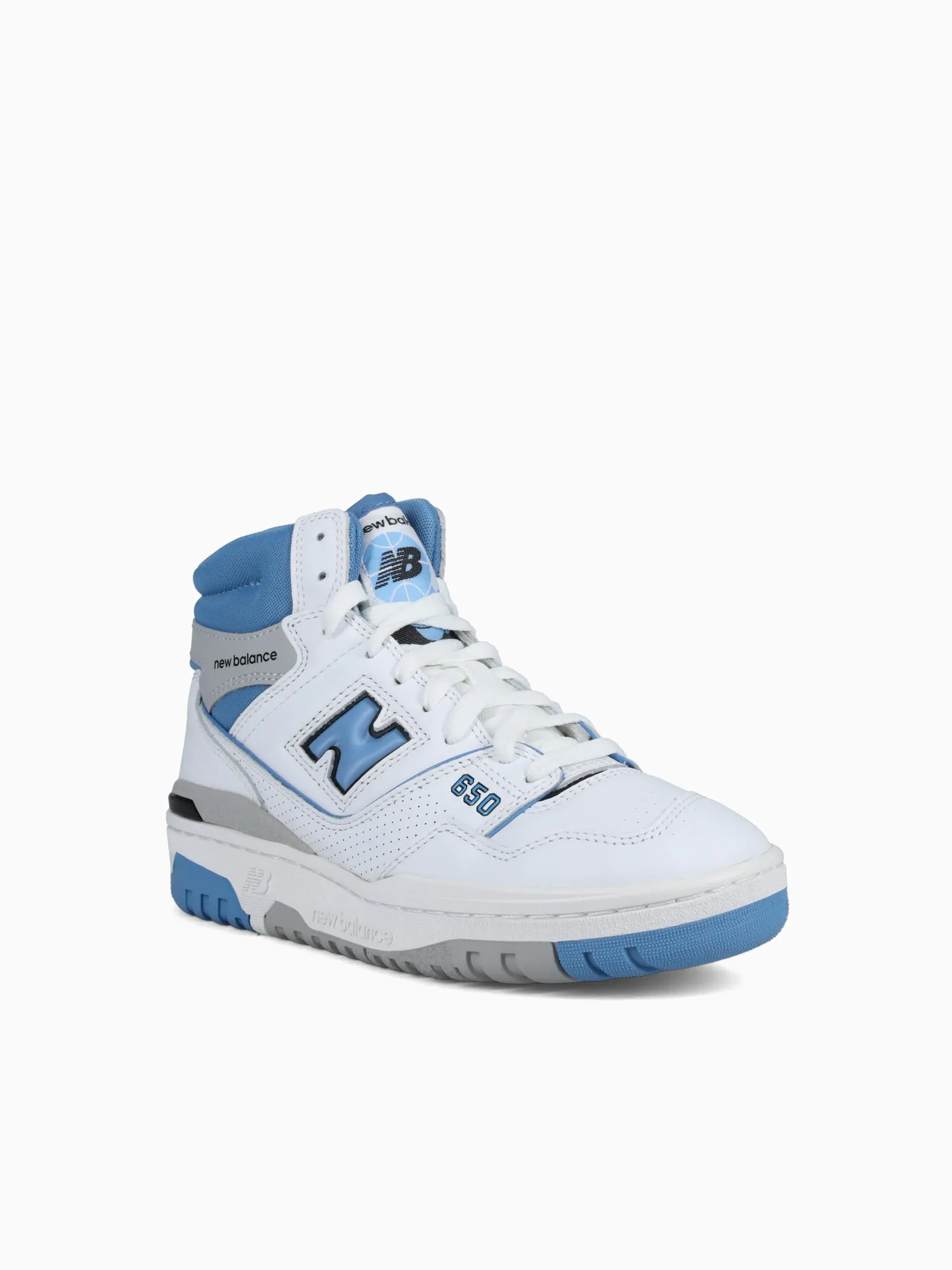 650 White Blue leather Men's New Balance 409