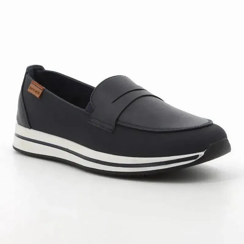 Pierre Cardin Josephine 2 Loafer - Navy Brogue Shoes With Jeans