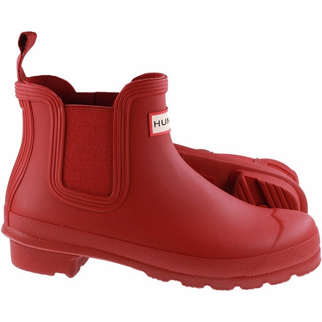 Timeless Chelsea Boots Hunter Wellies Womens Original Chelsea Boot Military Red