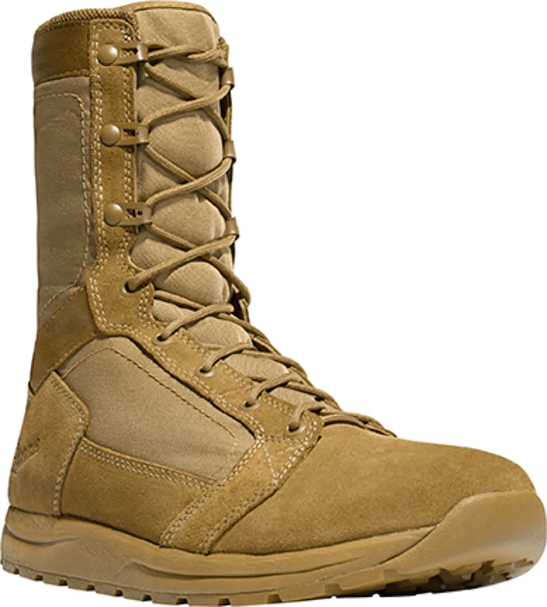 Danner Tachyon Mens Coyote Leather 8in Military Boots Combat Boots Heels