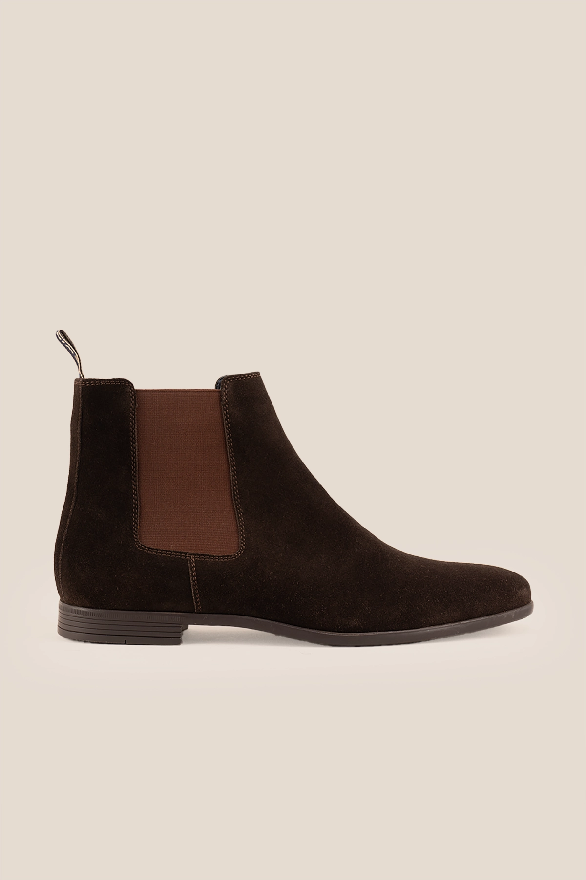 Darwin Brown Suede Crocodile Chelsea Boots