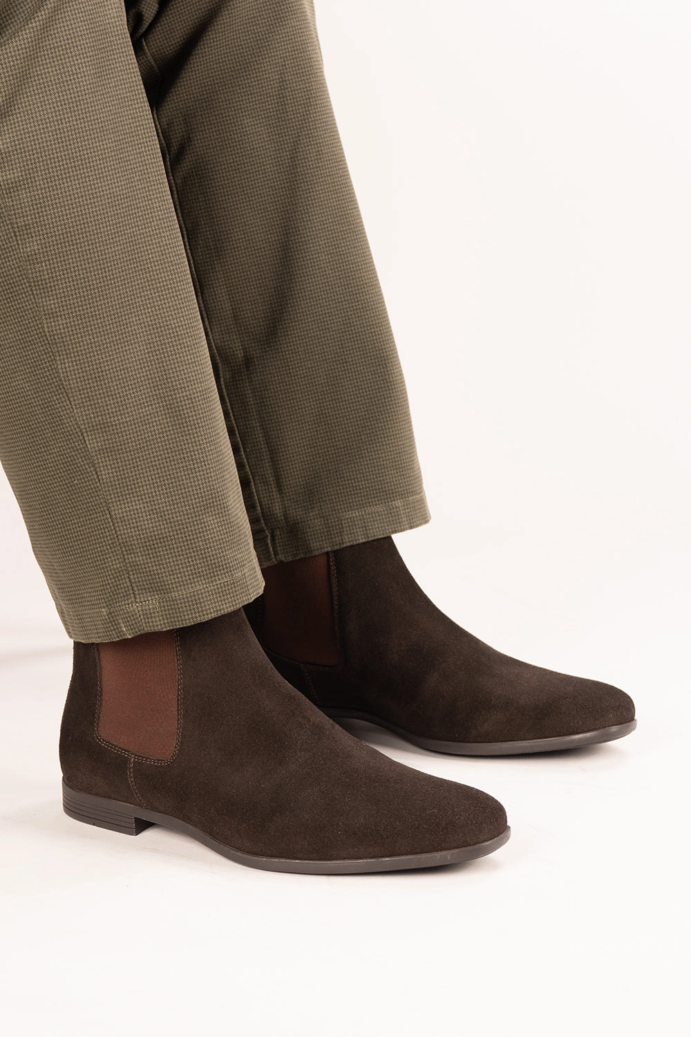 Work Boot Chelsea Darwin Brown Suede