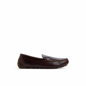 Davenport Venetian Driver Loafers Black And White