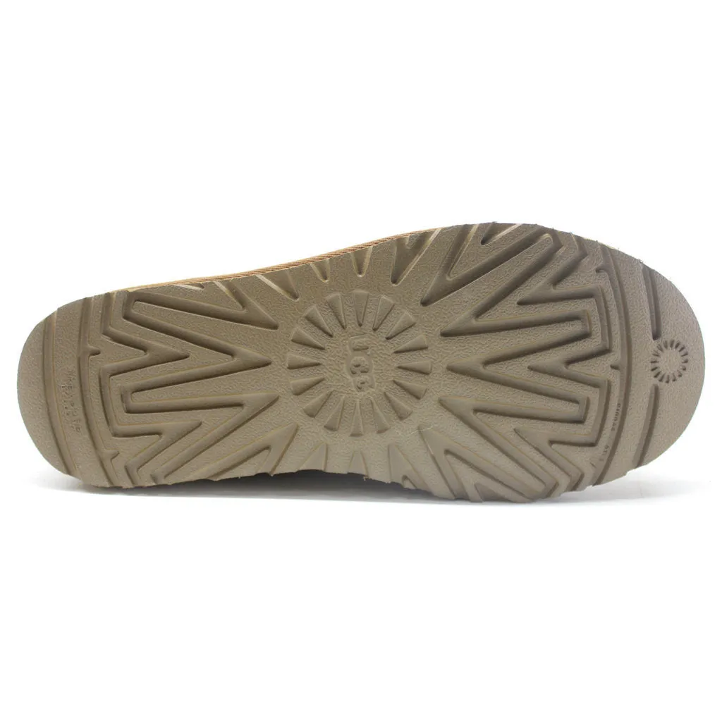 Ugg Bailey Button Triplet II Suede Sheepskin Women's Tall Snow Boots Hunter Chelsea Boots