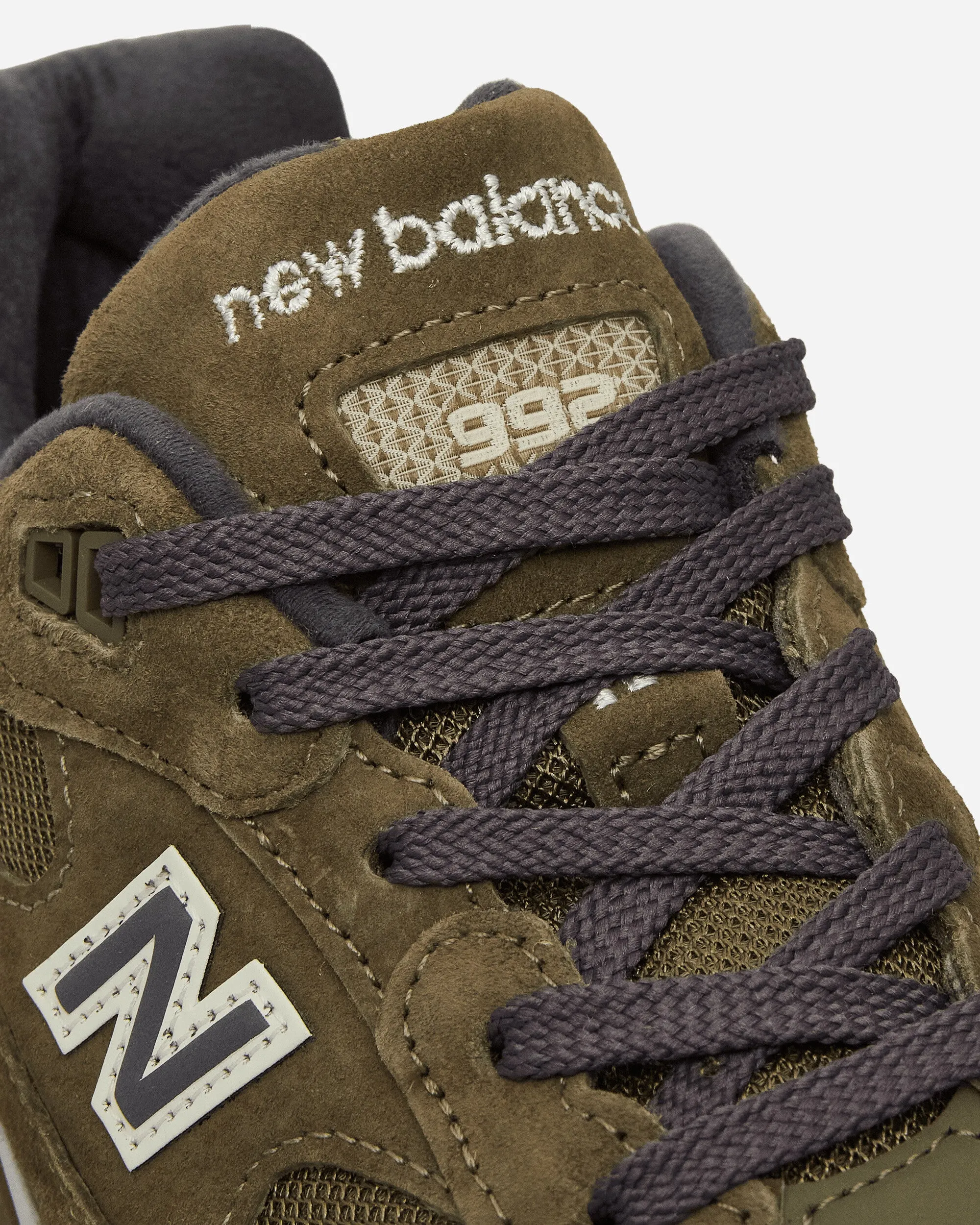 Red White And Blue New Balance Shoes Made in USA 992 Sneakers Dark Camo / Covert Green / Aluminum Grey