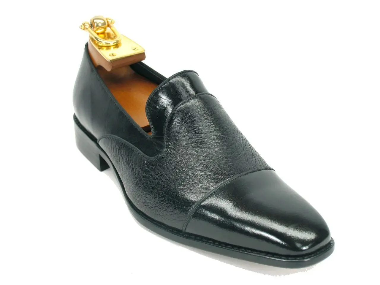 Loafers Open Back Deerskin Leather Loafer