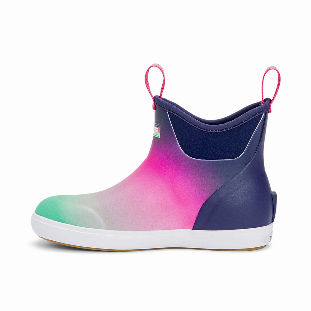 XTRATUF Women's Ankle Deck Boots- Purple Aurora Waterproof Cycling Shoes Spd