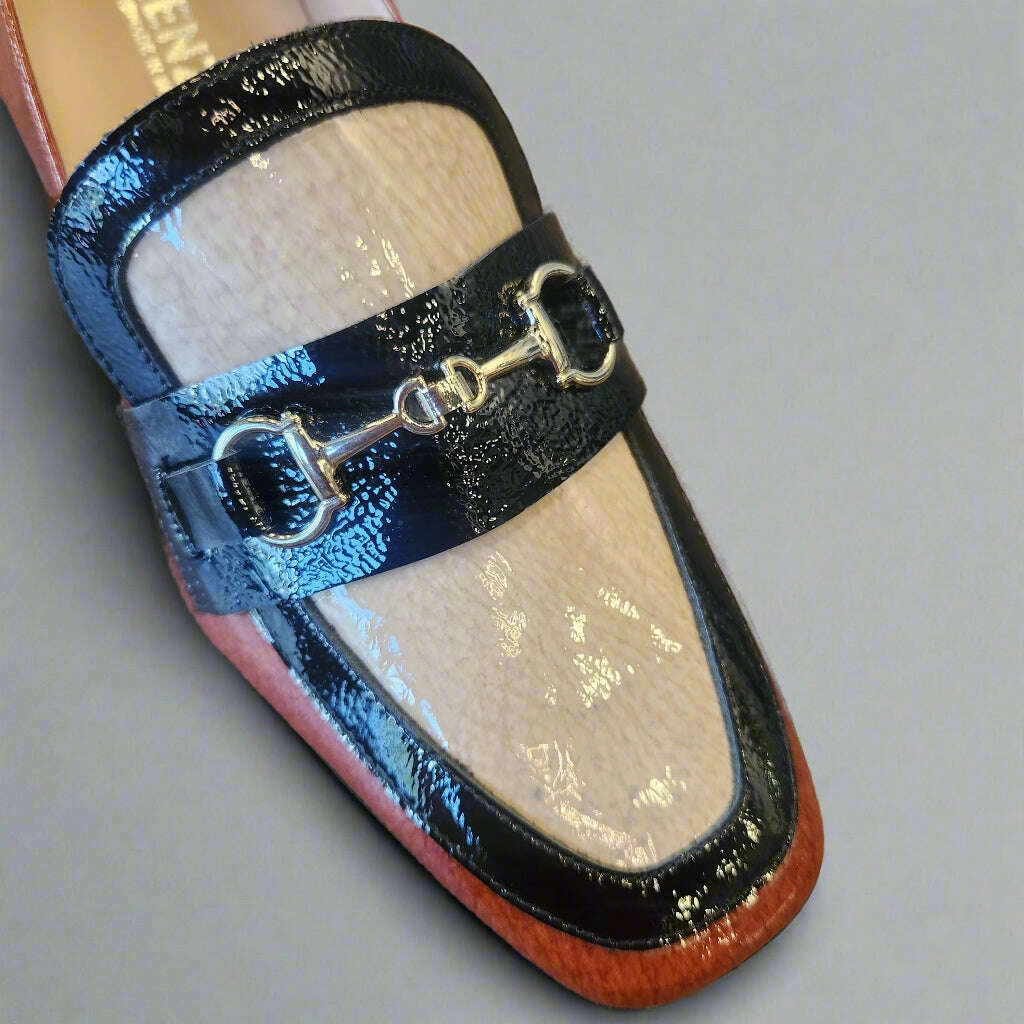 DI CHENZO 7001 Loafer in patent leather Playform Loafers