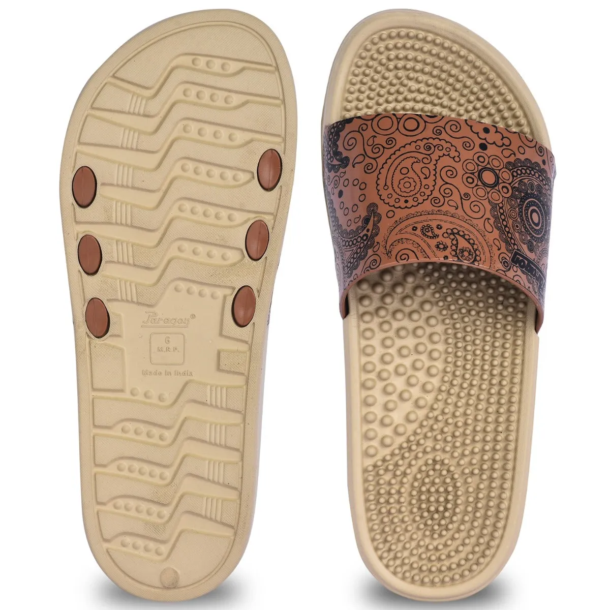 Palm Tree Flip Flops Paragon  EVK10909L Women Casual Slides | Stylish Sliders for Everyday Use for Ladies | Trendy & Comfortable Slippers with Cushioned Soles