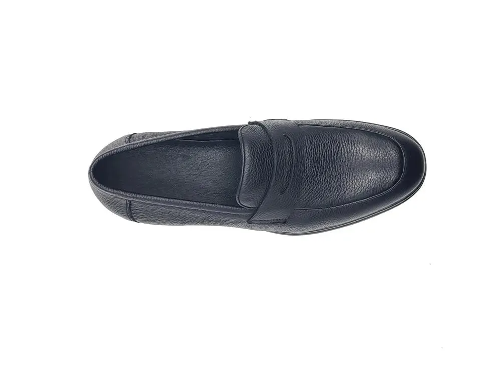 Tumble Calfskin Penny Loafer Mia Shoes Loafers