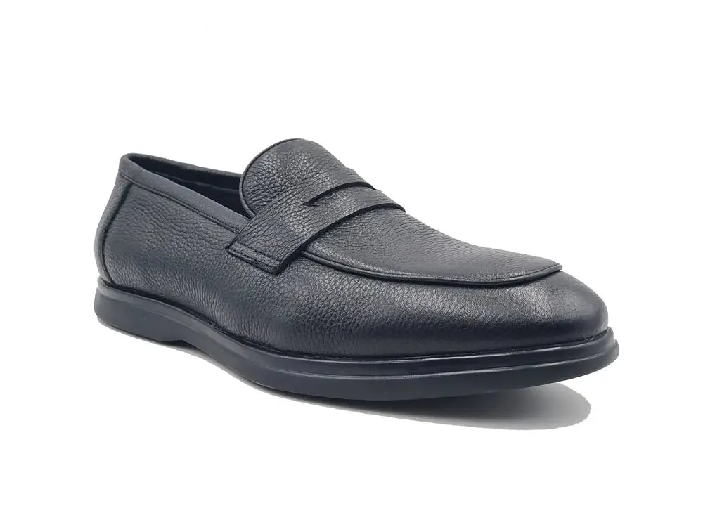 Castellano Loafers Tumble Calfskin Penny Loafer