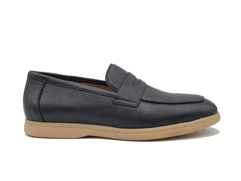 Tumble Calfskin Penny Loafer Rancourt And Co Loafers